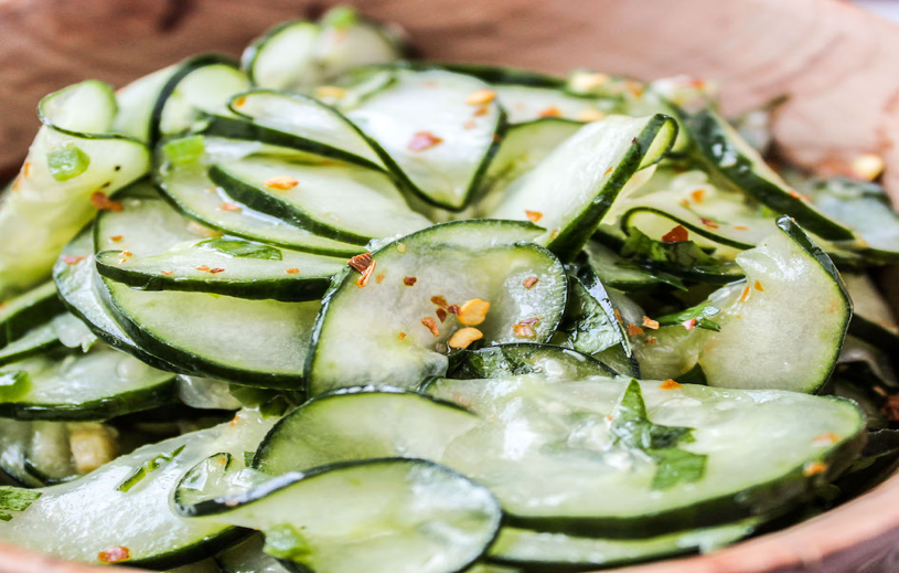 WAKAME SALAD with CUCUMBER and SPRING ONION  - Caller Recipes